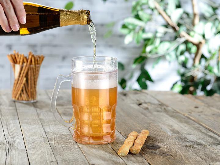 Produktbild Rosenstein & Söhne Doppelwandiger Bierkrug, Bier- & Getränke-Kühler (0.30 l, 1 x)