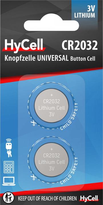 Actual product image HyCell Power Solution (2 pcs., CR2032, 200 mAh)