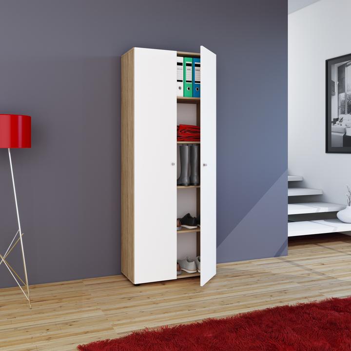 Actual product image VCM Wooden multi-purpose cabinet Vandol with hinged doors (70 x 40 cm)
