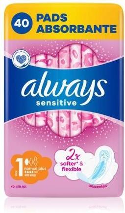 Produktbild Always Sensitive Normal Plus (40 x)