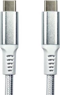 Rs Pro Câble USB, USB C / USB C, 1.8m USB 3.1 Blanc (1.80 m, USB 3.1)