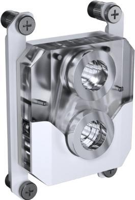 Image du produit Phanteks Glacier EZ-Fit 450CPU Refroidisseur à eau pour CPU, RGB - blanc