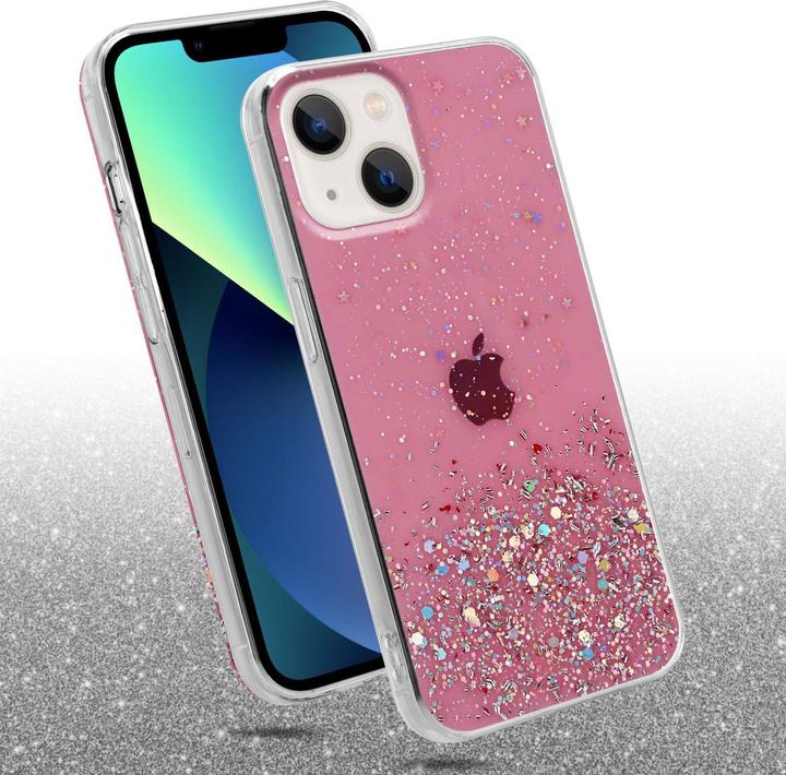 Actual product image Cadorabo Case for Apple iPhone 14 in TPU sparkling glitter style (Apple iPhone 14)