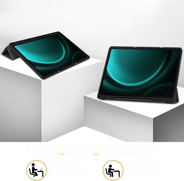 Image du produit Cover-Discount Galaxy Tab S9 / S9 FE - Smart Case silicone noir (Galaxy Tab S9, Galaxy Tab S9 FE)