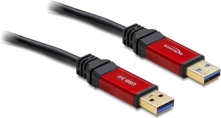 Delock USB3.0 Kabel, A-Stecker zu A-Stecker (2 m, USB 3.0, 4.50 W)