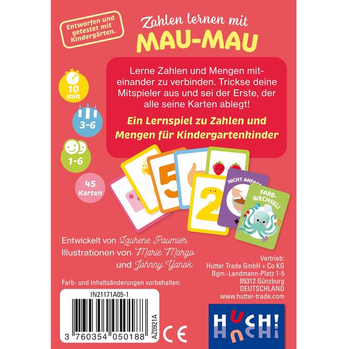 Produktbild 405018 - Zahlen lernen mit Mau-Mau - Zahlen und Mengen (Deutsch)