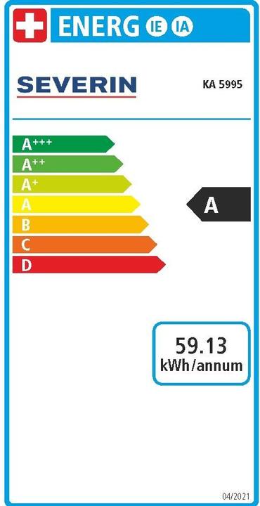 Label énergétique Severin KA 5995