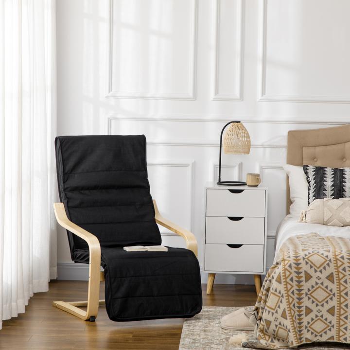 Image du produit Homcom Fauteuil de relaxation avec revêtement amovible et agréablement rembourré