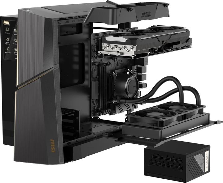 Actual product image MSI MEG Trident X2 14NUG7-297EU (Intel Core i7-14700KF, 32 GB, 2000 GB, GeForce RTX 4080 SUPER)
