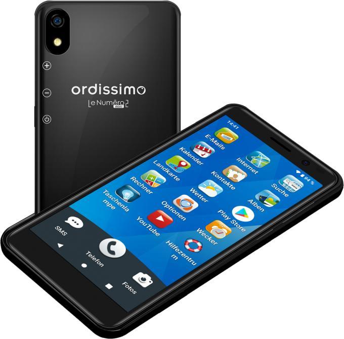 Image du produit Ordissimo LeNuméro2 mini 5.45" 4G Quad-Core 32GB Dual-Sim (32 Go, Noir, 5.45", SIM simple, 0.00 Mpx, 4G)