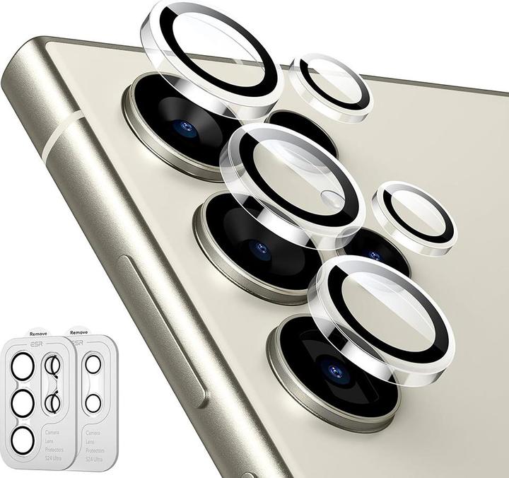 Productafbeelding ESR - Lens Protector Tempered Glass (2 pack) - Samsung Galaxy S24 Ultra - Clear (2 Stuk, Samsung Galaxy S24 Ultra)