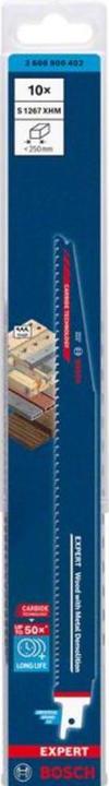 Produktbild Bosch Professional Zubehör EXPERT ‘Wood with Metal Demolition’ S 1267 XHM Säbelsägeblatt, 10 Stück
