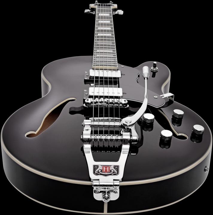 Actual product image Hagstrom Electric Guitar, Tremar HJ500, Black (Electric guitar)