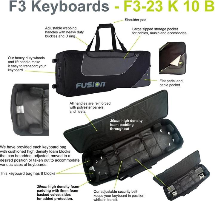 Actual product image Fusion Keyboardbag 10 (Keyboard)