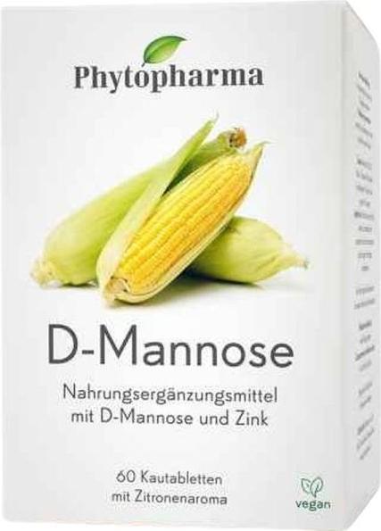 Actual product image Phytopharma D-Mannose (60 Piece, 359.10 ml, 121 g)