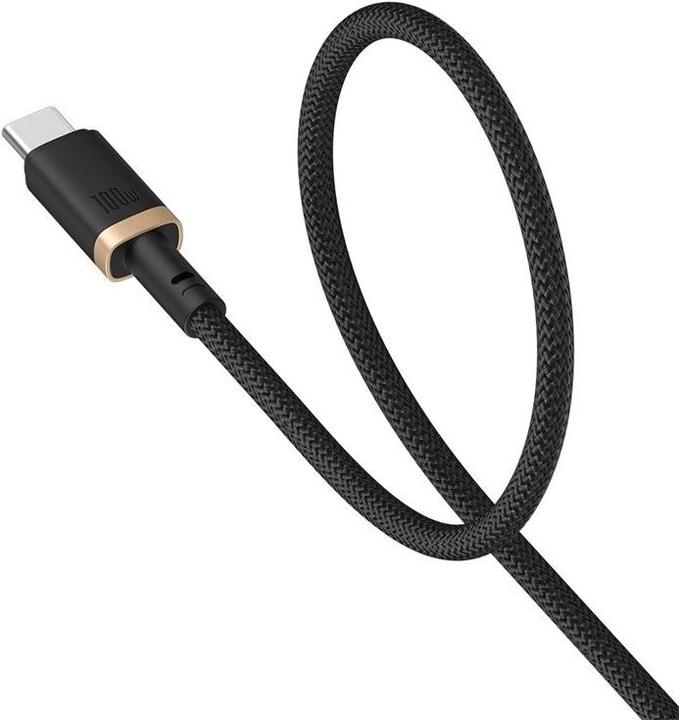 Actual product image Baseus Dura Type C to Type C 100 W fast charging cable 1 m Black Gold (1 m)