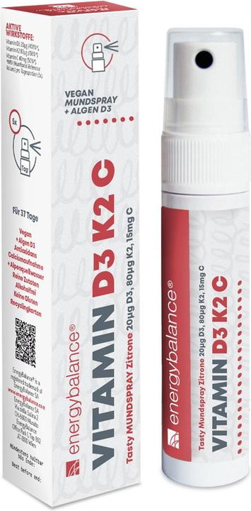 Energybalance Vitamin D3 K2 C (1 Stück, Spray, 0.03 g)