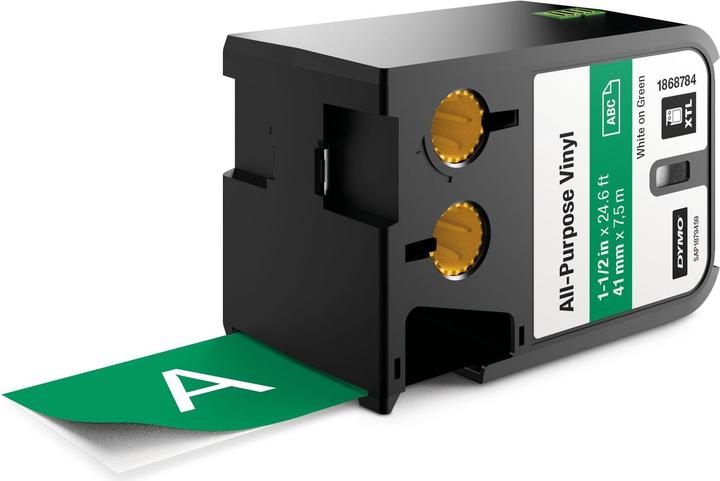 Produktbild Dymo XTL Schriftband, Vinyl (4.10 cm, Grün)