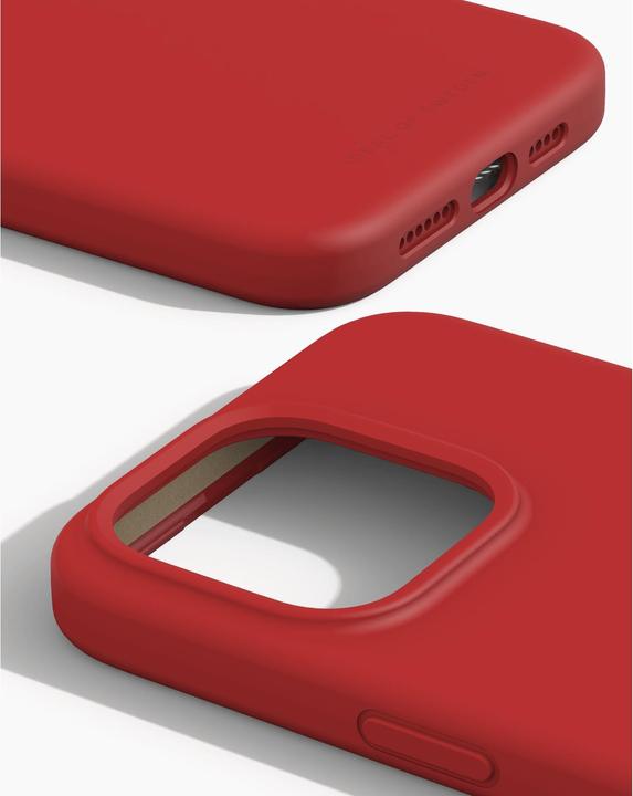 Produktbild iDeal Of Sweden Mobiili tagakaas iPhone 15 Pro, Magsafe, silikoon, punane (Apple iPhone 15 Pro)