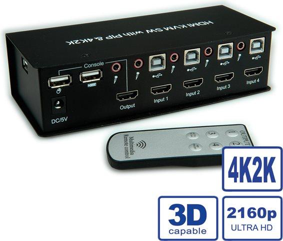 Produktbild Value Audio Switch mit USB-Hub