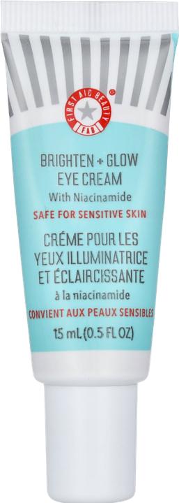 Actual product image First Aid Beauty Brighten + Glow Illuminating Eye Cream for Dark Circles (15 ml, Day + Night)