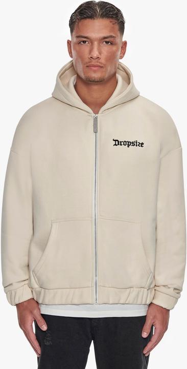 Immagine prodotto Dropsize Felpa con cappuccio con zip vuota oversize super pesante - 124683 (S)