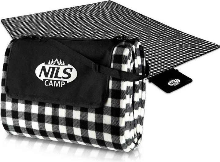 Productafbeelding Nils CAMP picknickkleed NC2310 zwart-wit 300 x 200 cm