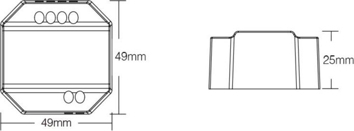 Actual product image Milight 230V Triac switching actuator (Switch actuator)
