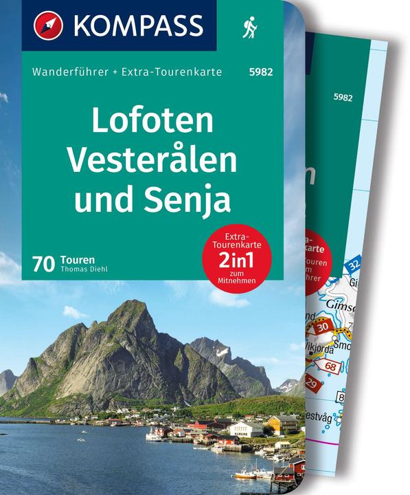 Actual product image Wanderführer 5982 Lofoten, Vesterålen und Senja, 70 Touren (German, Thomas Diehl, 2022)