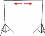 Immagine prodotto Walimex Sistema di sfondo telescopico 1,2 - 3m (120 cm, 256 cm)