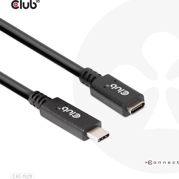 Image du produit Club 3D USB C — USB C (1 m, USB 3.0, 60 W)