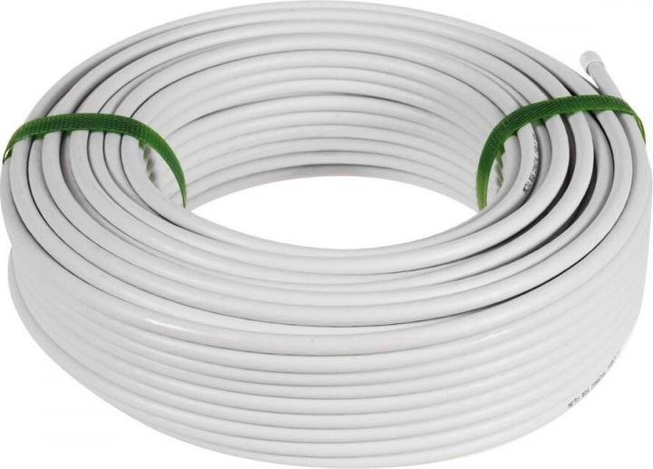 Produktbild Maclean MCTV-471 MCTV-471 Kabel Koaxialkabel RG6 50M 1.02CU+4.8FPE+CU/P+32*0.12CU+6.8PVC (Antennenkabel)