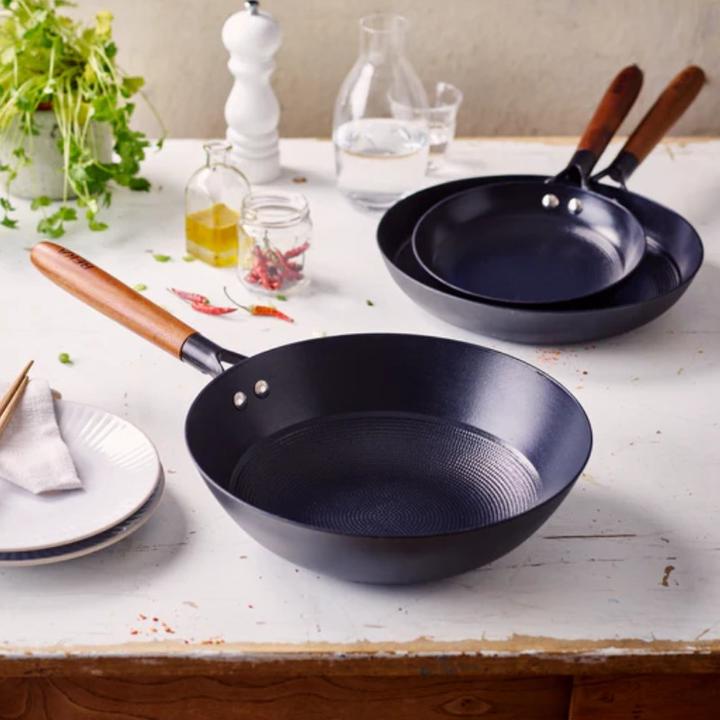 Actual product image Beka Wok are ceramic Danga 28 cm MANDALA (28 cm, Wok, Iron)