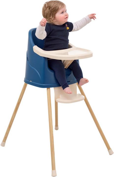 Image du produit Thermobaby youpla Chaise haute avec plateau bleu océan (Chaise haute Rehausseur)