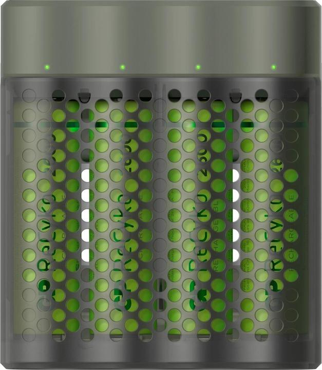 Produktbild GP Batteries ReCyko M451/270 4-Port USB Ladegerät inkl.4xAA NiMh 2600mAh (5 Stk., AA, 2600 mAh, Ladegerät inkl. Akku)
