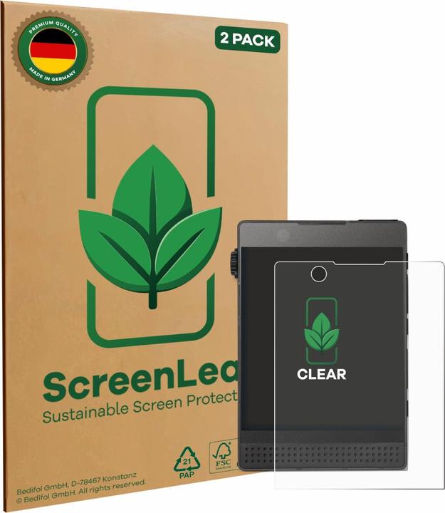 Image du produit ScreenLeaf Film de protection durable Protection d'écran Film clair transparent (2 pièce(s), Téléphone léger 3)