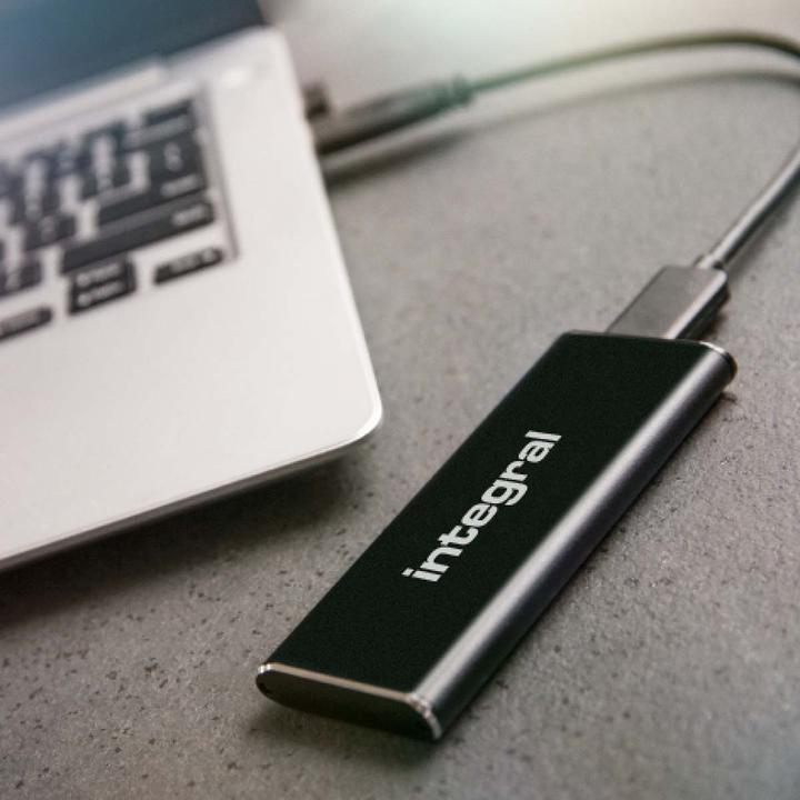 Actual product image SlimXpress Portable SSD 500 GB Black (0.50 TB)
