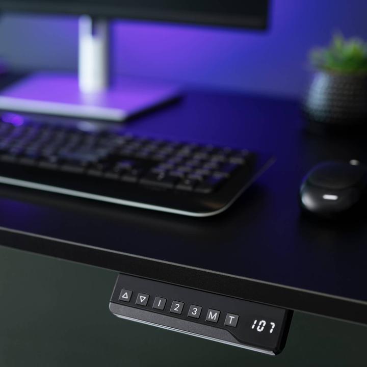 Actual product image Fromm & Starck Sit-Stand Desk - 1,400 x 600 mm - Powder-coated steel (140 x 60 cm)
