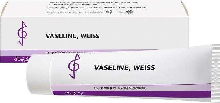 Produktbild Bombastus Vaseline weiss Ph. Eur. Hautschutzsalbe, 100 ml Fettsalbe (Körpercreme, 100 ml)