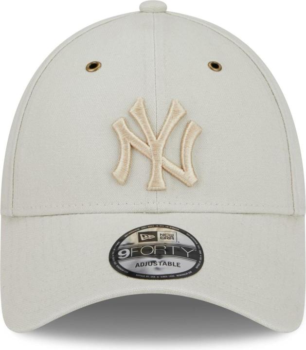 Actual product image New Era 9Forty Strapback Cap - Canvas New York Yankees Stone