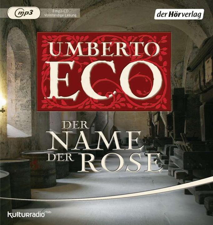 Image du produit Le nom de la rose (Burkhart Kroeber, Umberto Eco, Gert Heidenreich, Allemand)