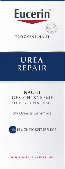 Immagine prodotto Eucerin Crema viso notte Urea Repair 5%, 50 ml Crema (50 ml, Crema notte, SPF 15)