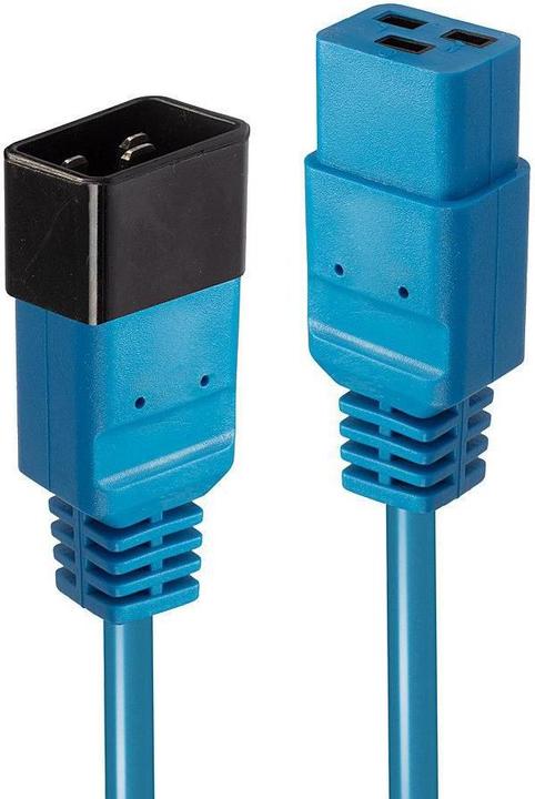 Produktbild Lindy 2m IEC C19 auf IEC C20 Verlaengerung blau (2 m)