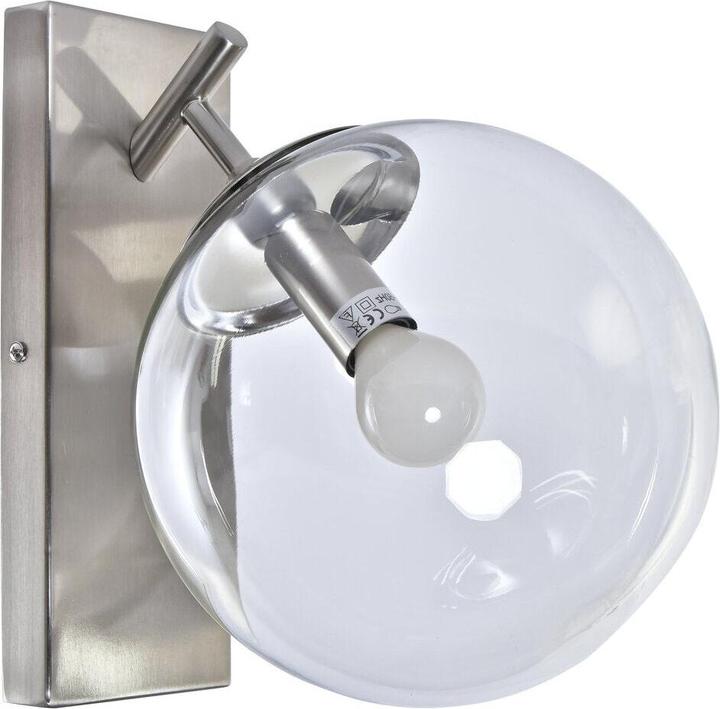 Produktbild DKD Home Decor Wall Lamp 25W Crystal Silver Metal 220 V (20 x 25 x 27 cm)