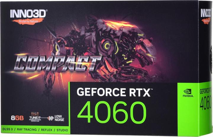 Actual product image Inno3D GeForce RTX 4060 Compact (8 GB)