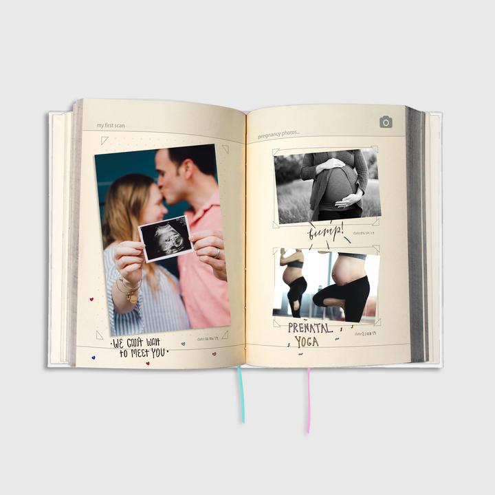 Image du produit Suck UK Mon livre de bébé (A5, À rayures, Couverture rigide)