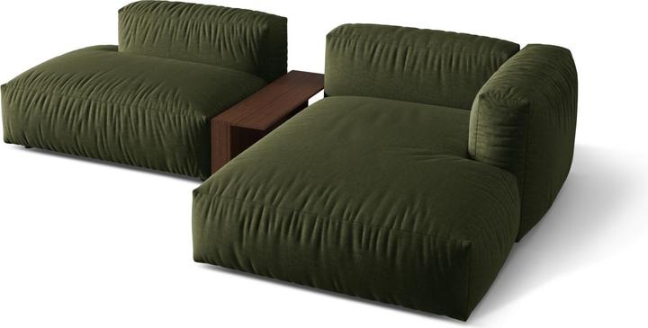 Actual product image Micadoni Modular Right Corner Sofa, "Martina", 2 Seats, 292x176x75 Made in Europe (Corner sofa, Modular sofa)