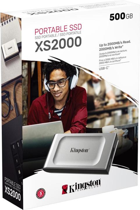 Actual product image Kingston XS2000 (500 GB)
