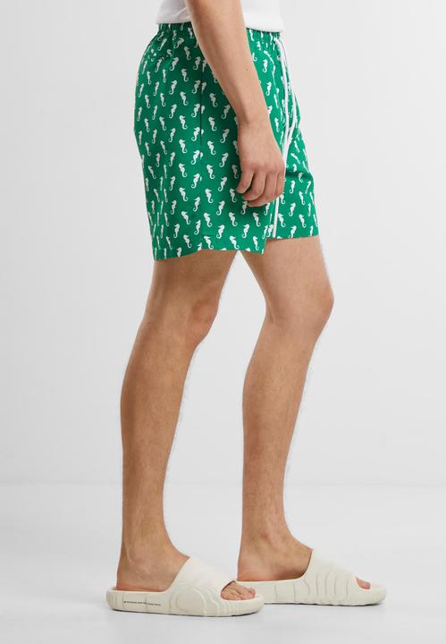 Actual product image Urban Classics Pattern Swim Shorts - 4984 (5XL)