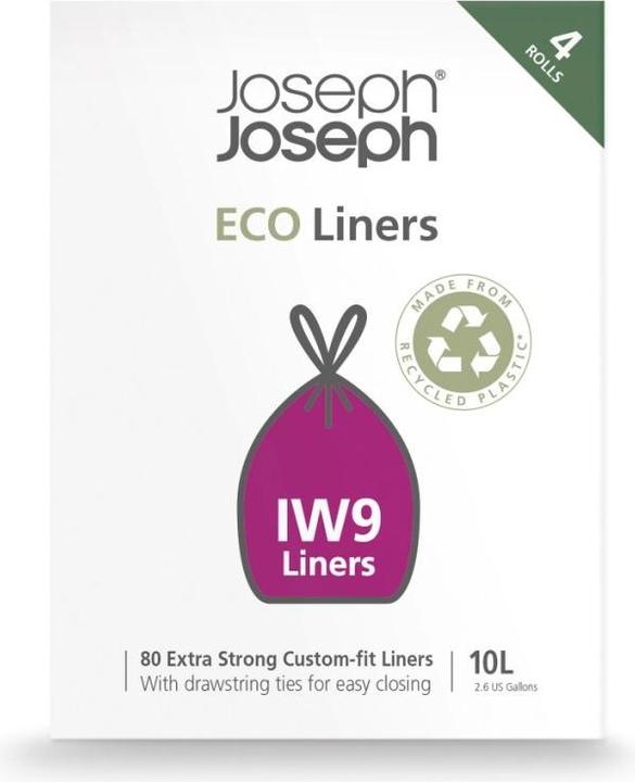 Produktbild Joseph Joseph 80 Stk. IW9 Eco Liners Abfallsack recycled (80 x, 10 l)
